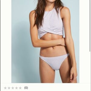 Tori Praver bikini striped